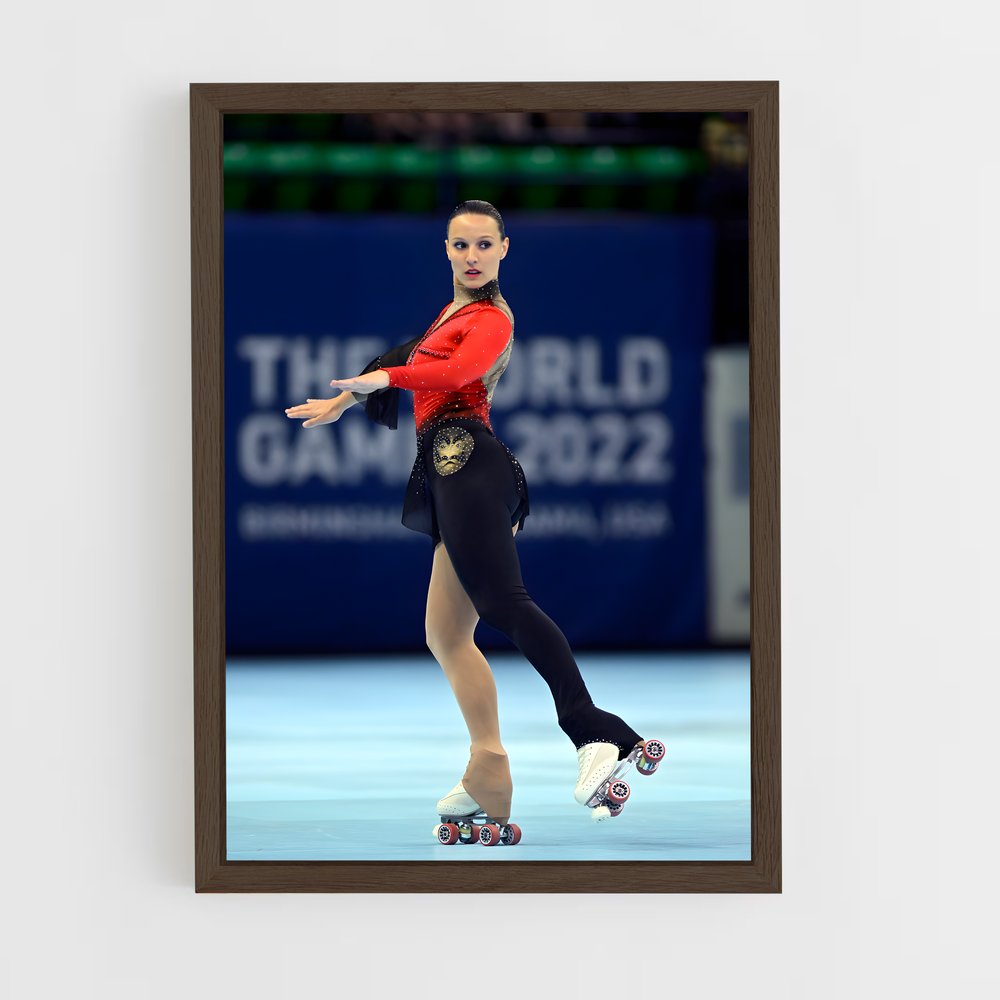 ap-world roller games artistic-1 cadre Bois foncé