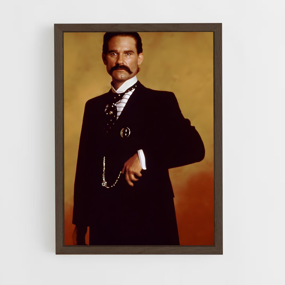 ap-wyatt earp-2 cadre Bois foncé