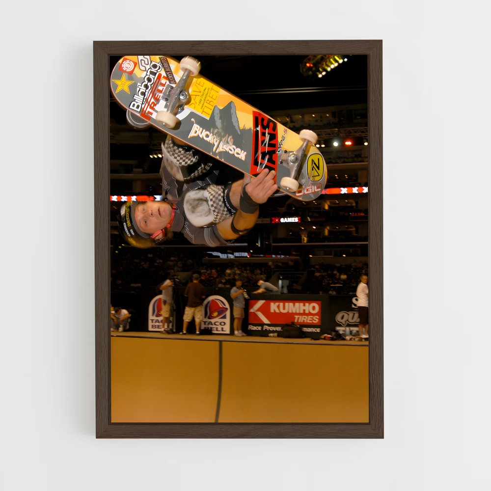 ap-x games skateboard-2 cadre Bois foncé