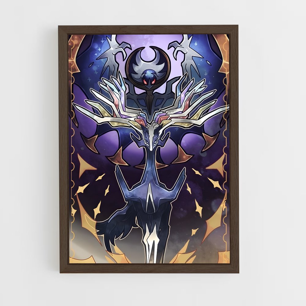ap-xerneas-12 cadre Bois foncé