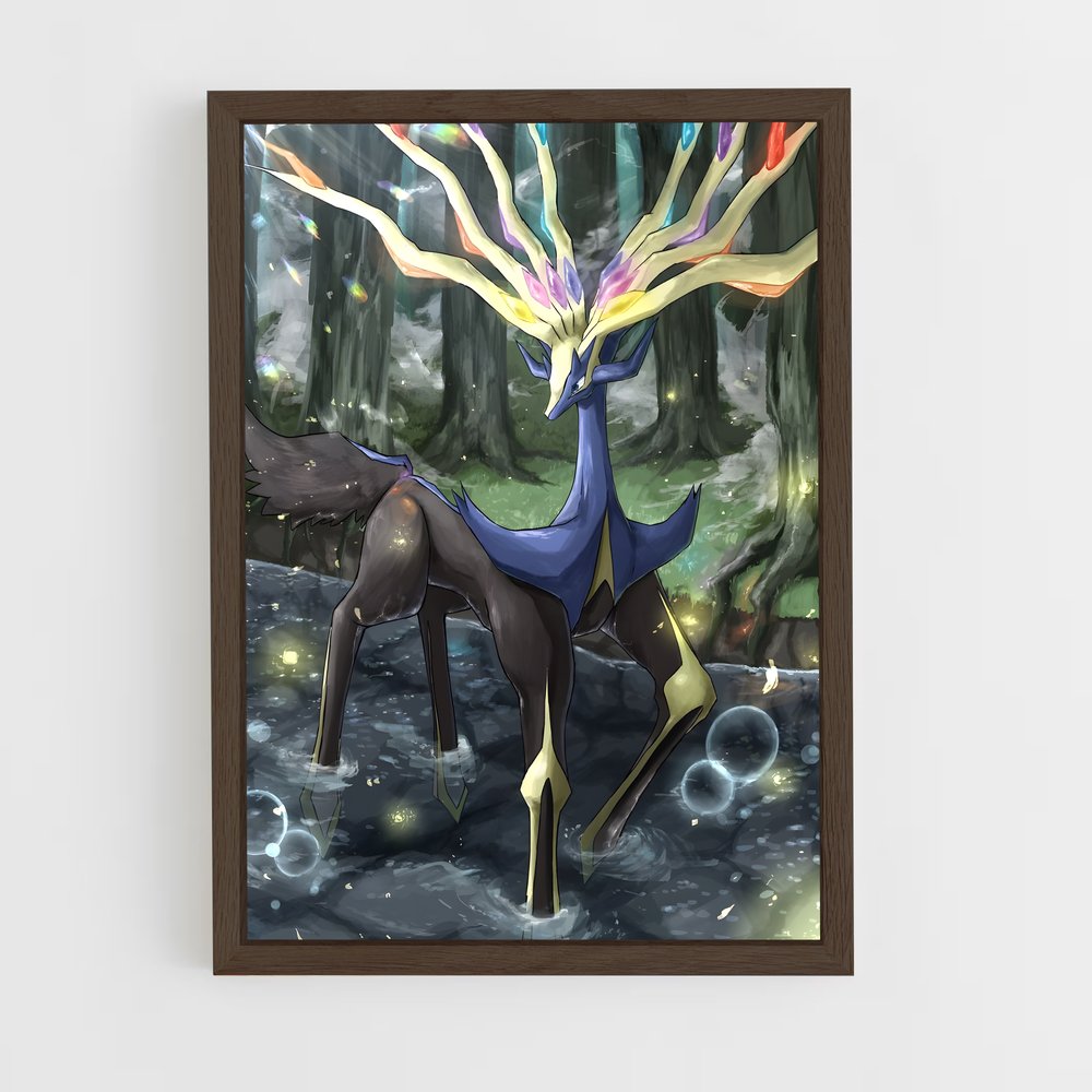 ap-xerneas-7 cadre Bois foncé