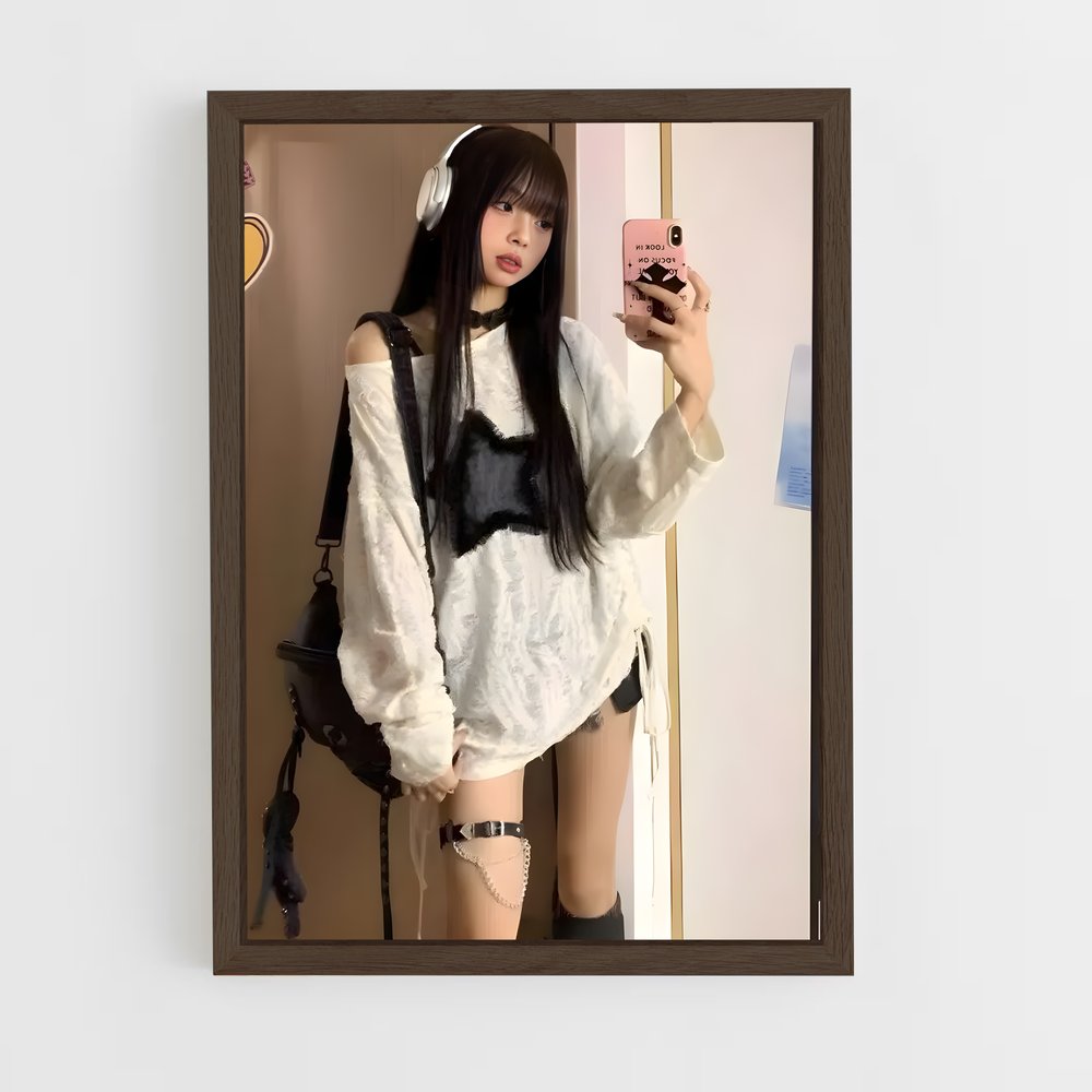 ap-y2k fashion-2 cadre Bois foncé