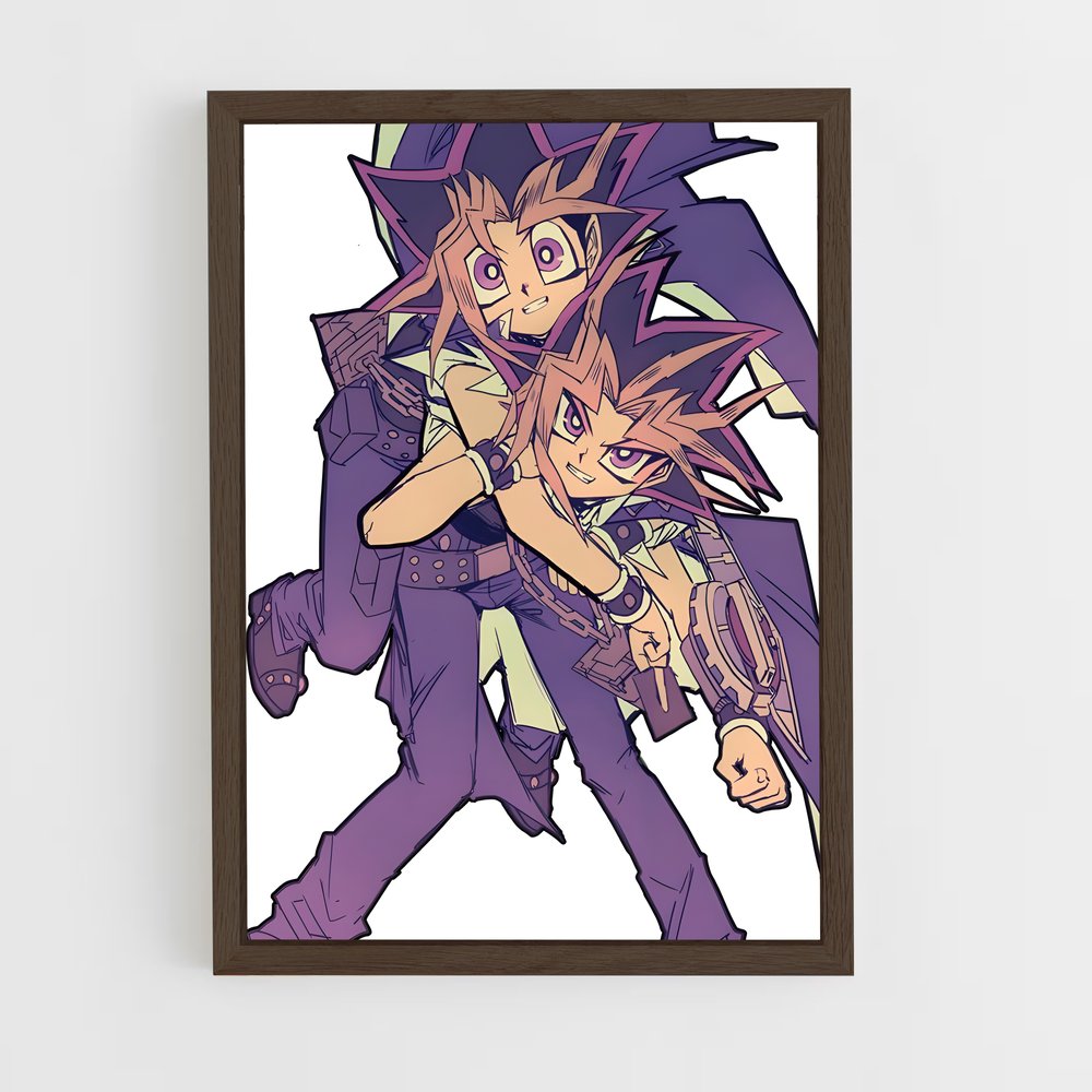 ap-yami yugi-5 cadre Bois foncé
