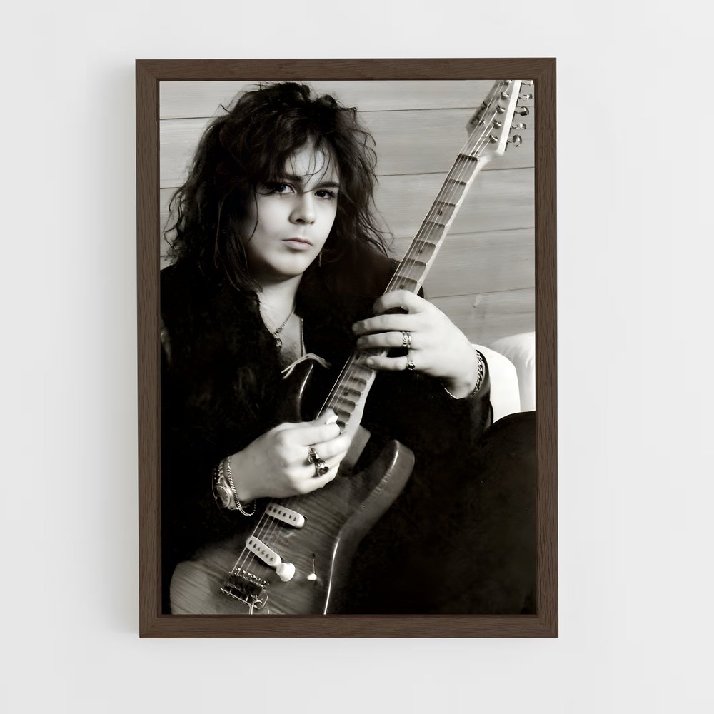 ap-yngwie malmsteen-2 cadre Bois foncé