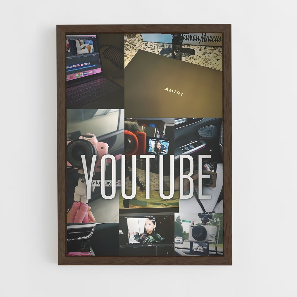 ap-youtuber-6 cadre Bois foncé