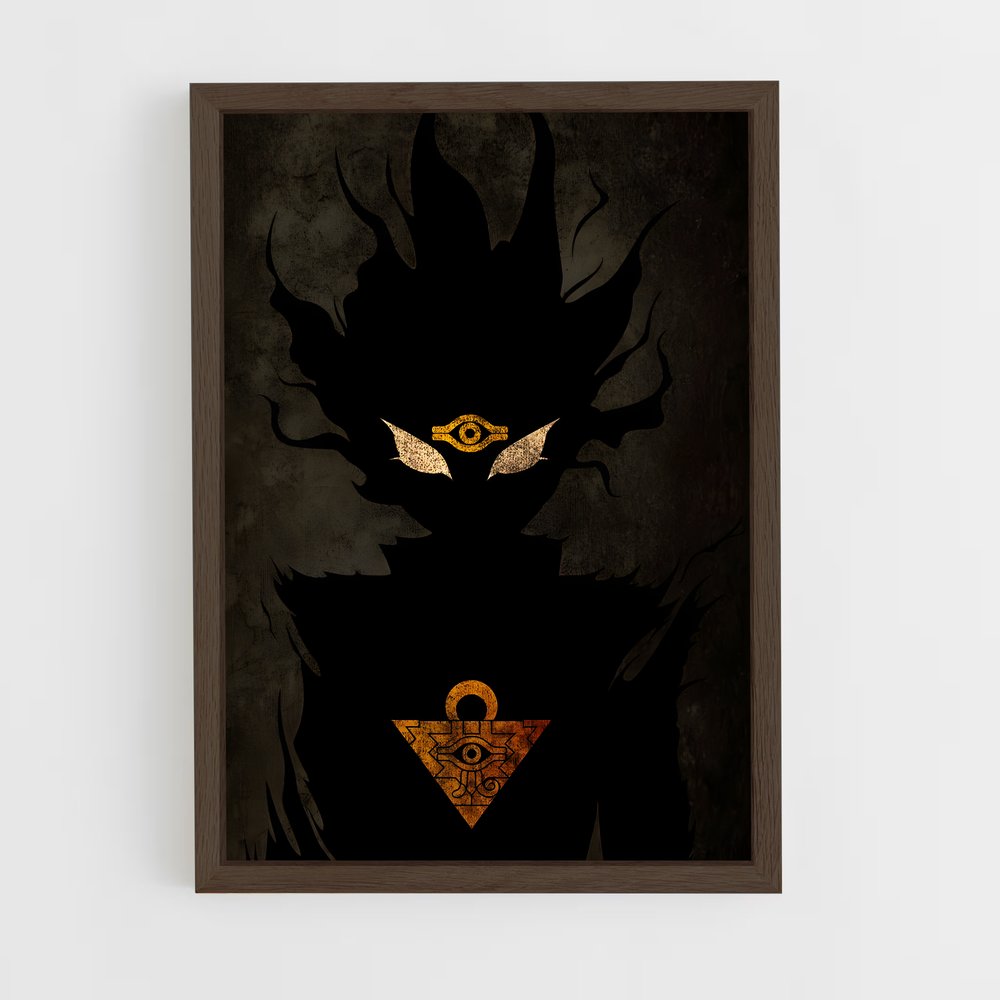 ap-yu gi oh-9 cadre Bois foncé