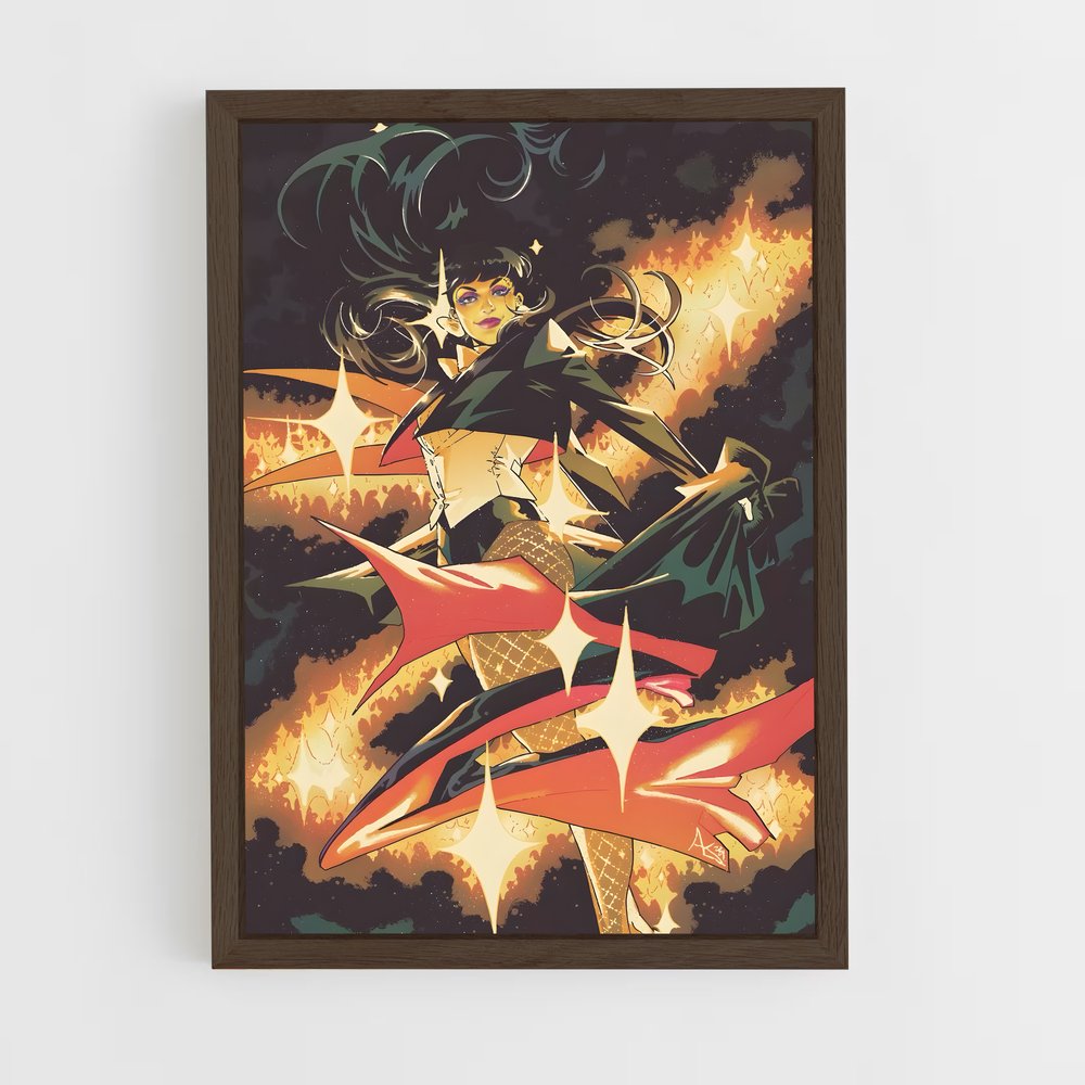 ap-zatanna-4 cadre Bois foncé