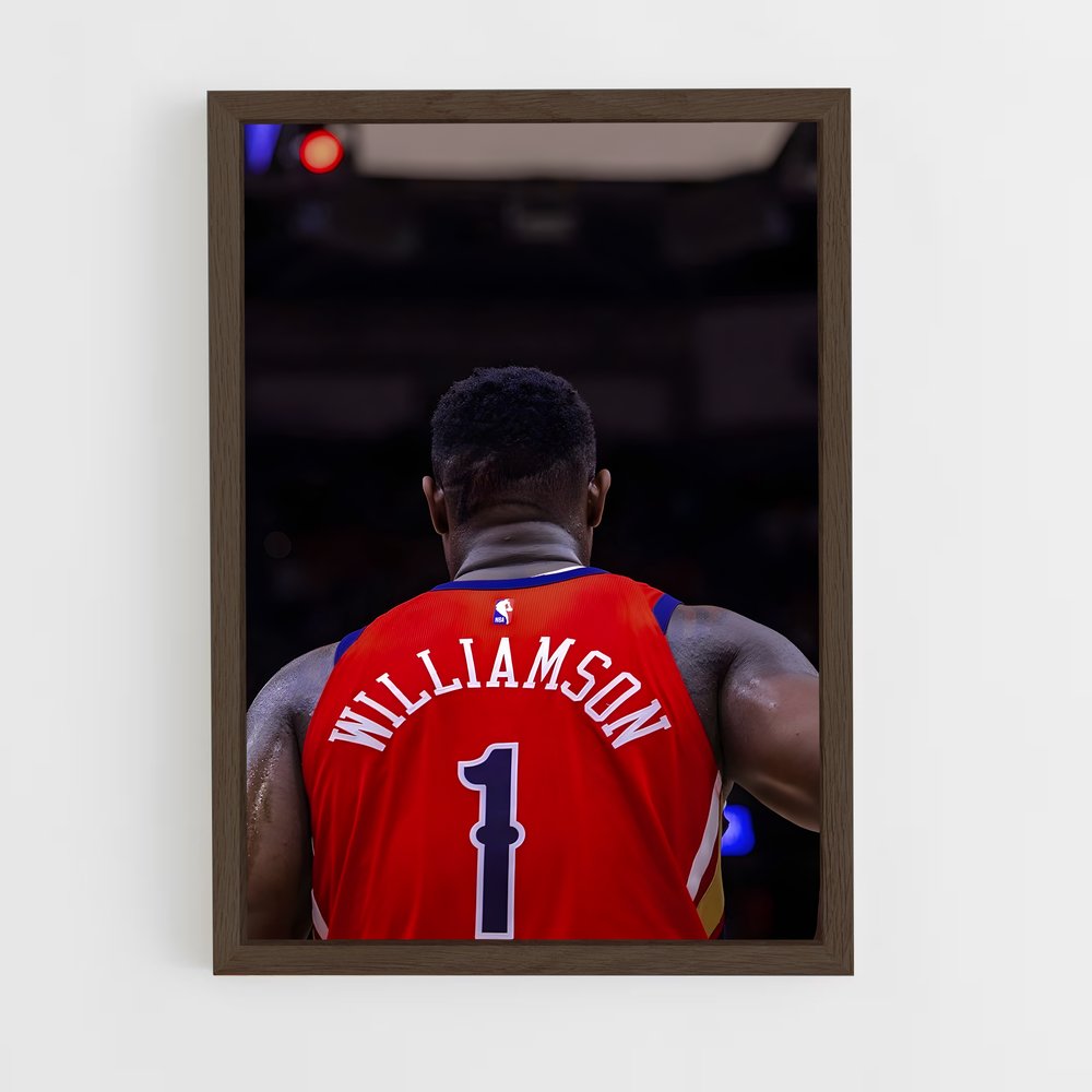 ap-zion williamson-3 cadre Bois foncé