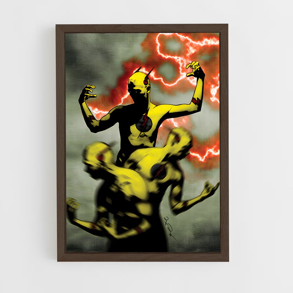 ap-zoom reverse flash-5 cadre Bois foncé