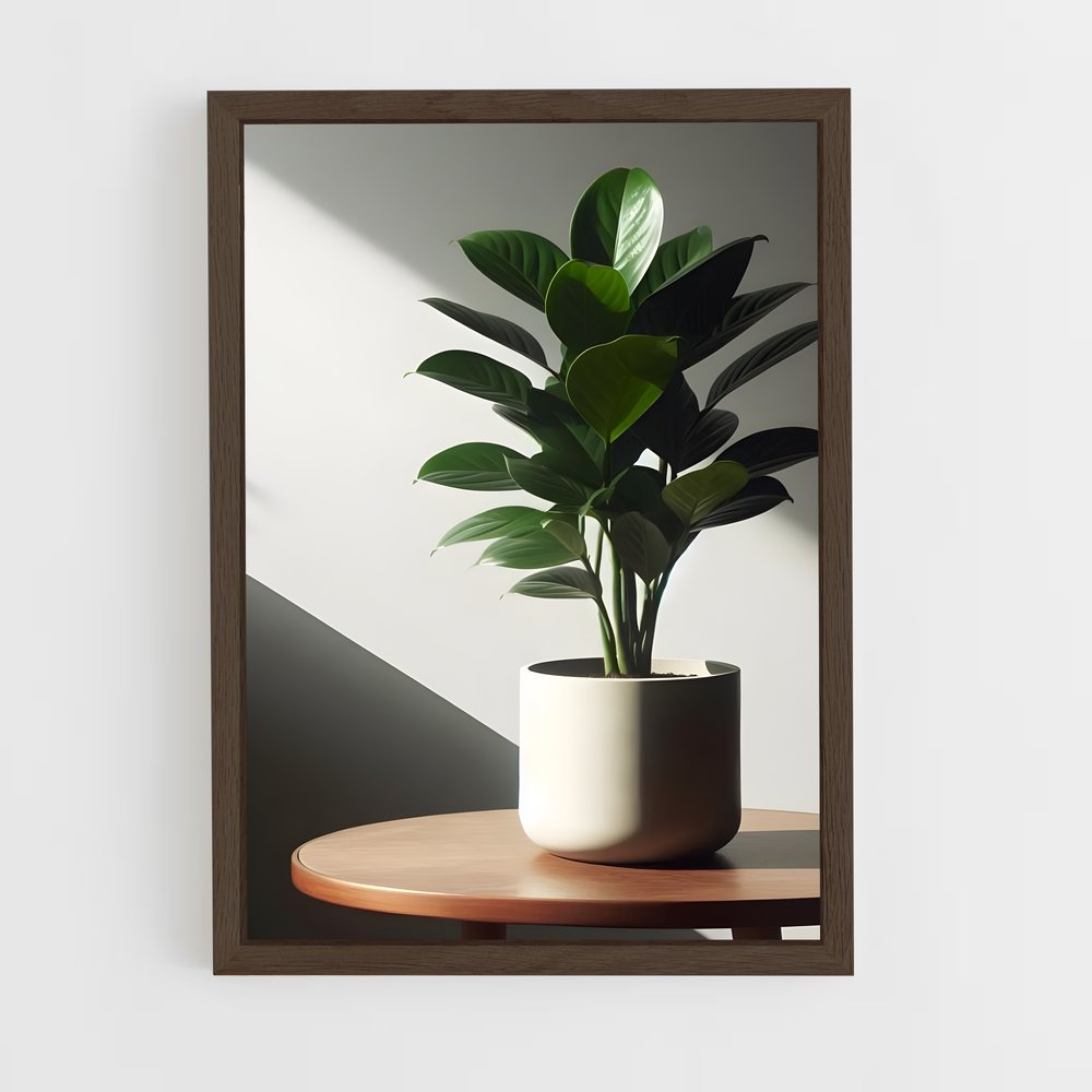 ap-zz plant-2 cadre Bois foncé