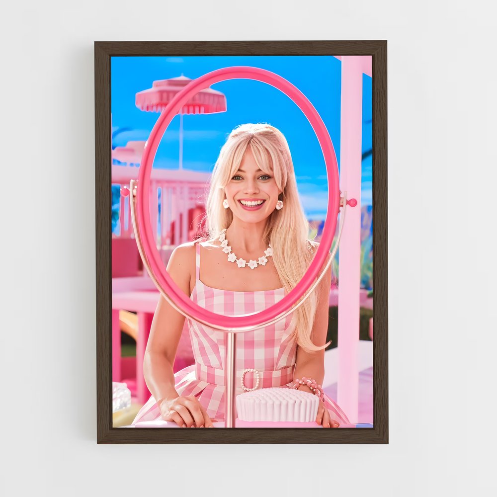 barbie-13 cadre Bois foncé