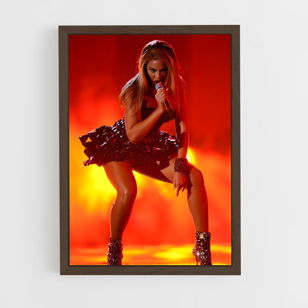 beyonce-5 cadre Bois foncé