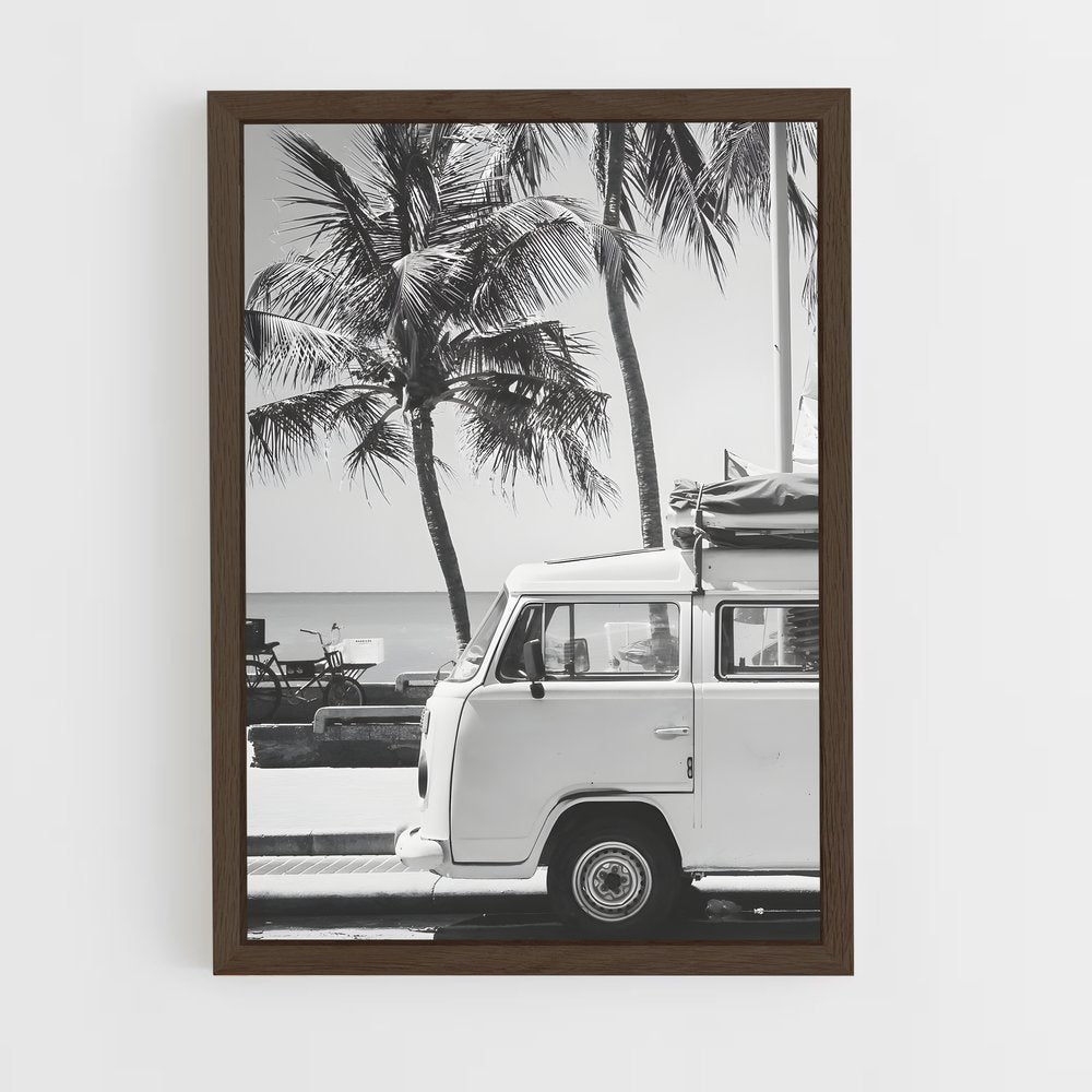 black-and-white-10 cadre Bois foncé