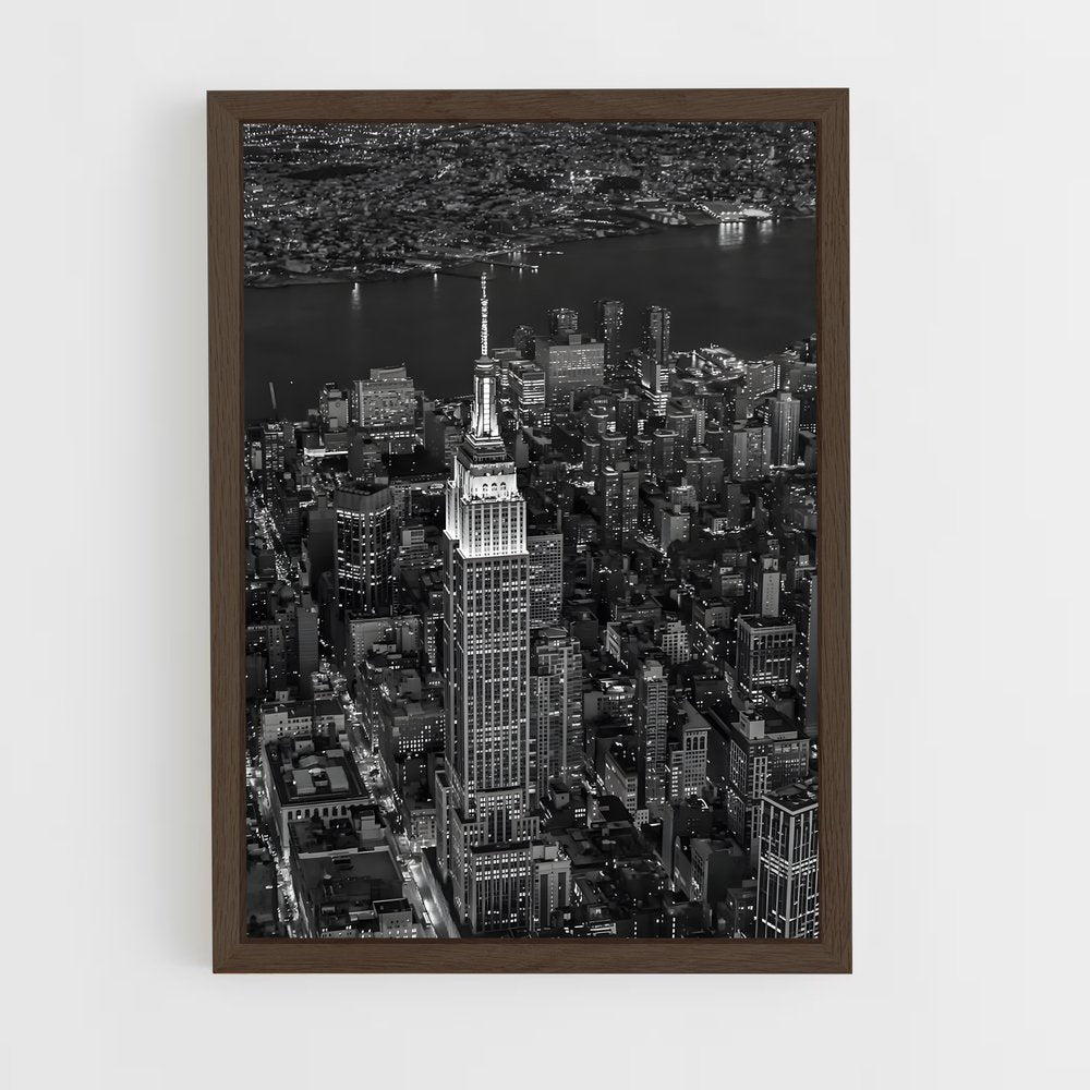 black-and-white-2 cadre Bois foncé