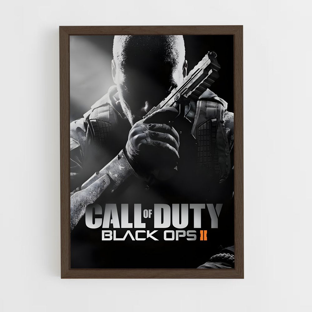call-of-duty-12 cadre Bois foncé