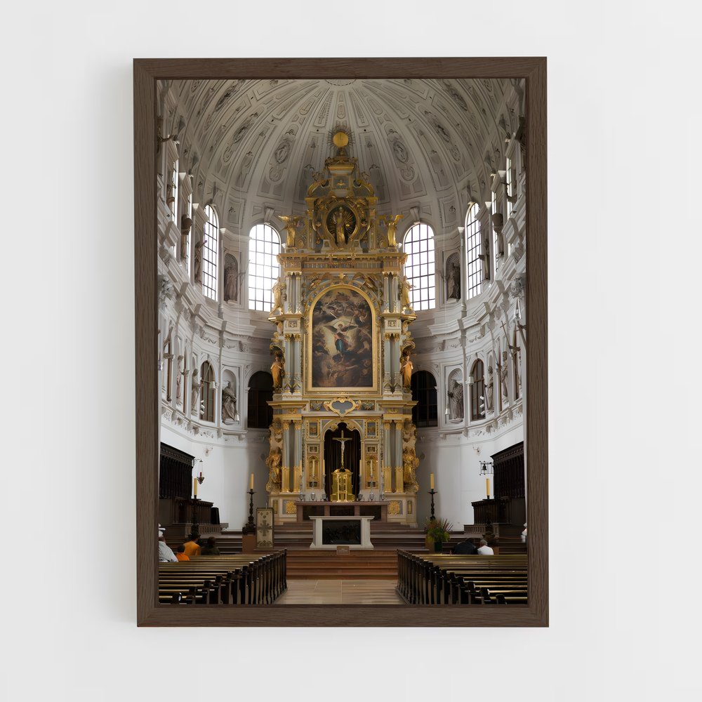 christianism-5 cadre Bois foncé