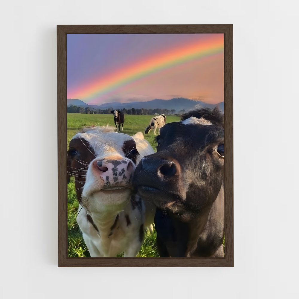 cow-1 cadre Bois foncé