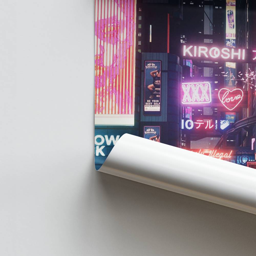 Poster Cyberpunk Japon