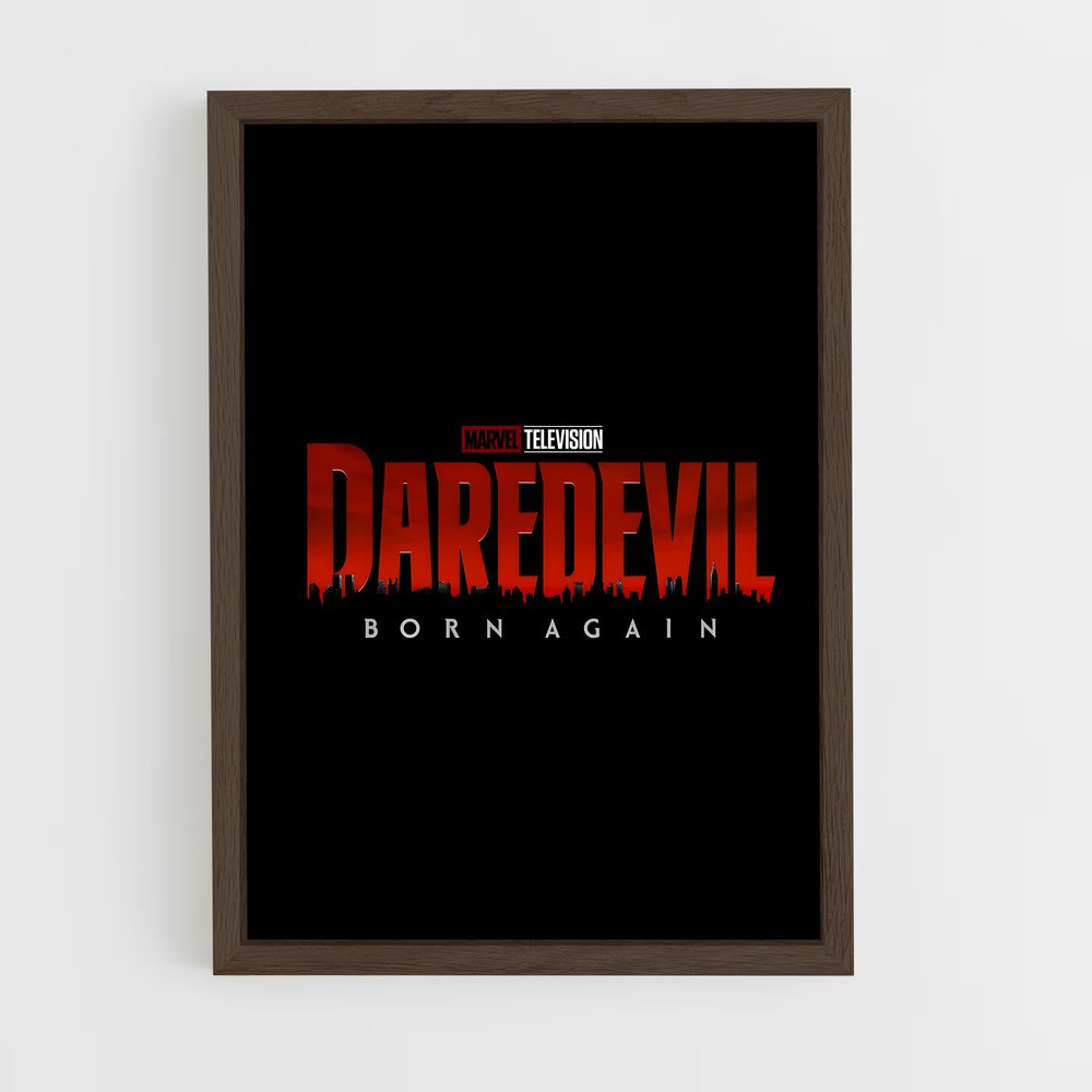 daredevil-11 cadre Bois foncé