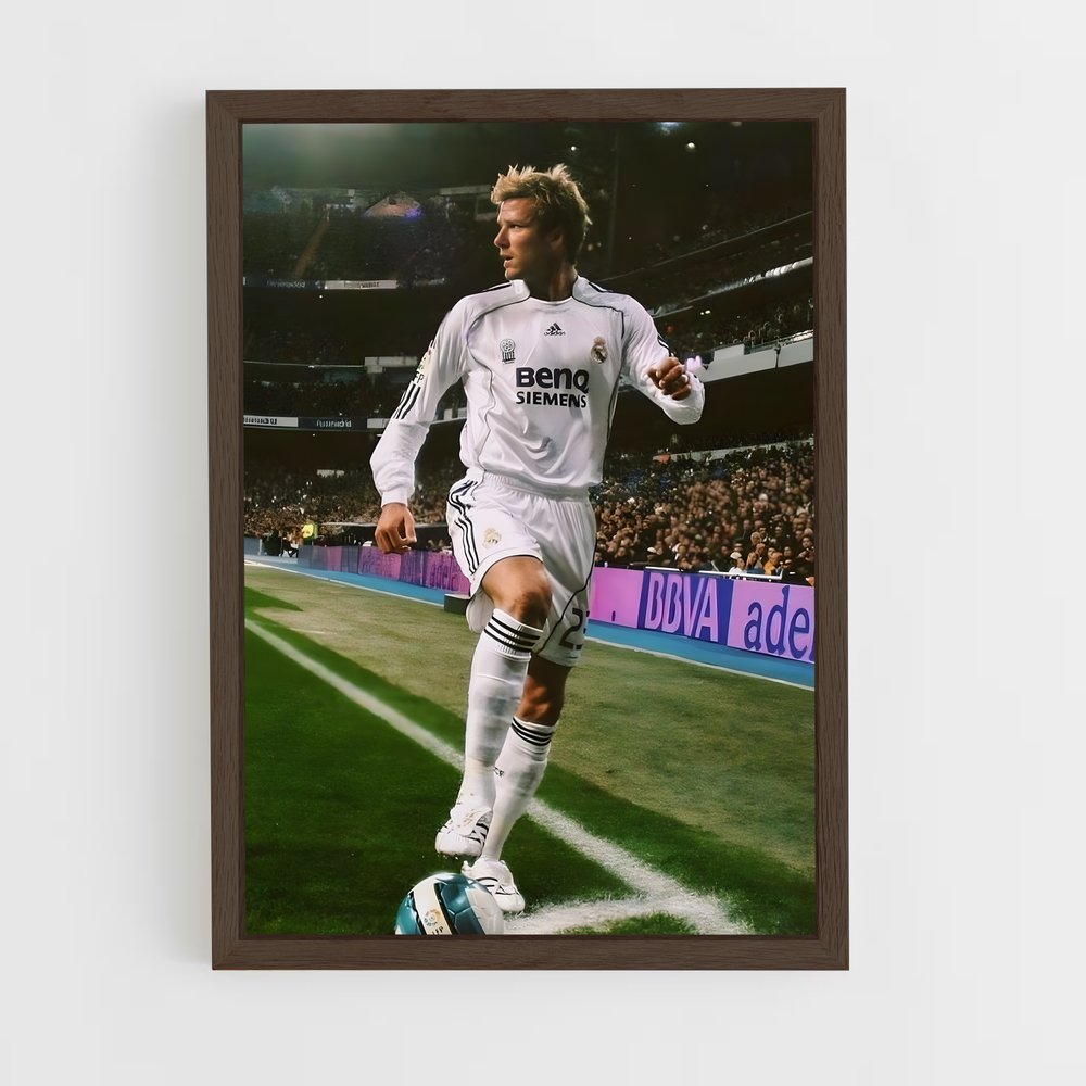 david-beckham-15 cadre Bois foncé