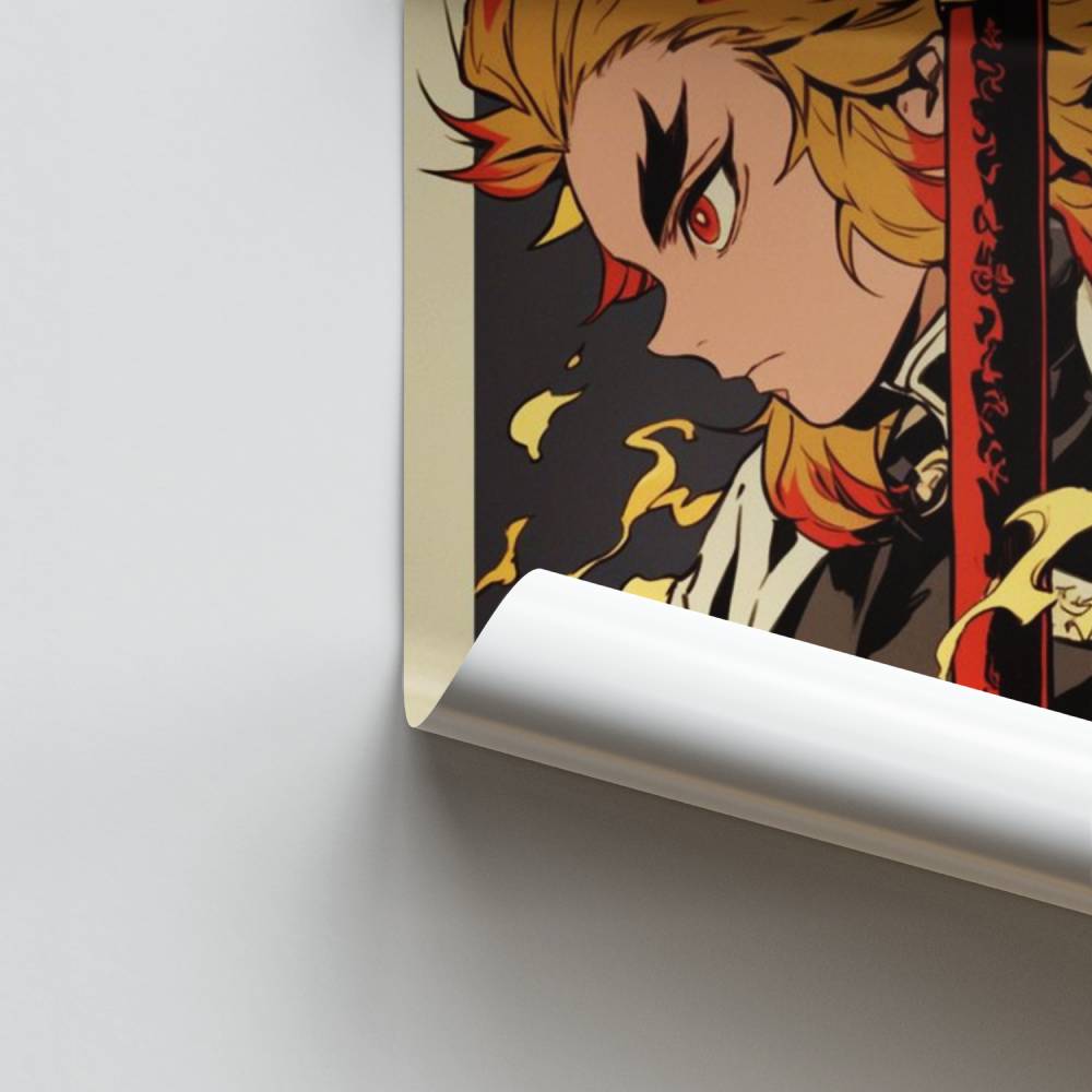 Poster Rengoku Dessin