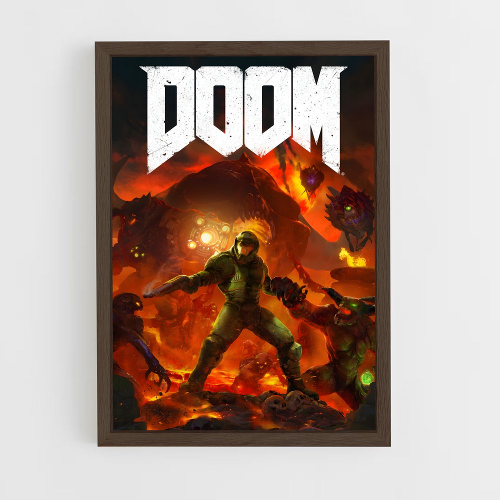 doom-9 cadre Bois foncé