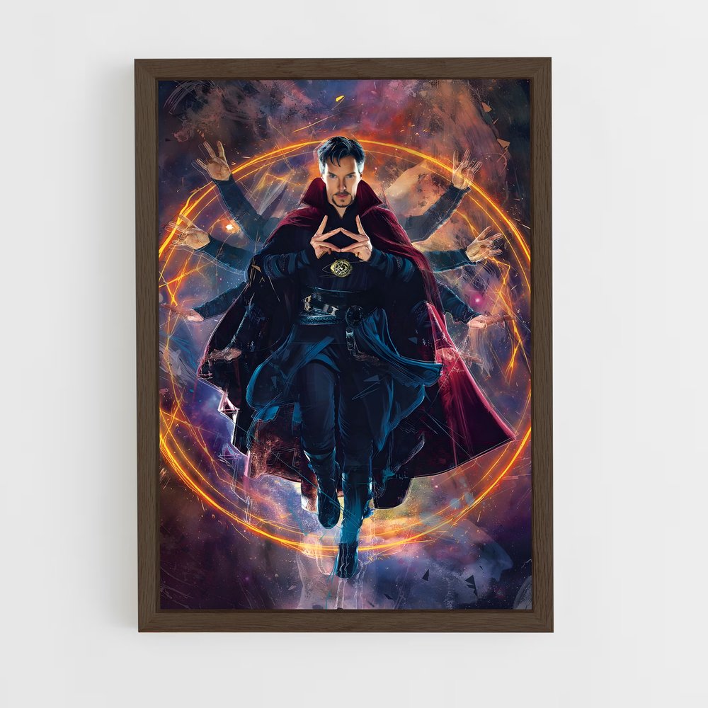 dr-strange-9 cadre Bois foncé