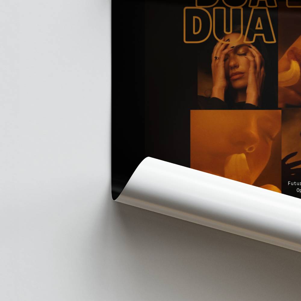 Poster Dua Lipa Sombre