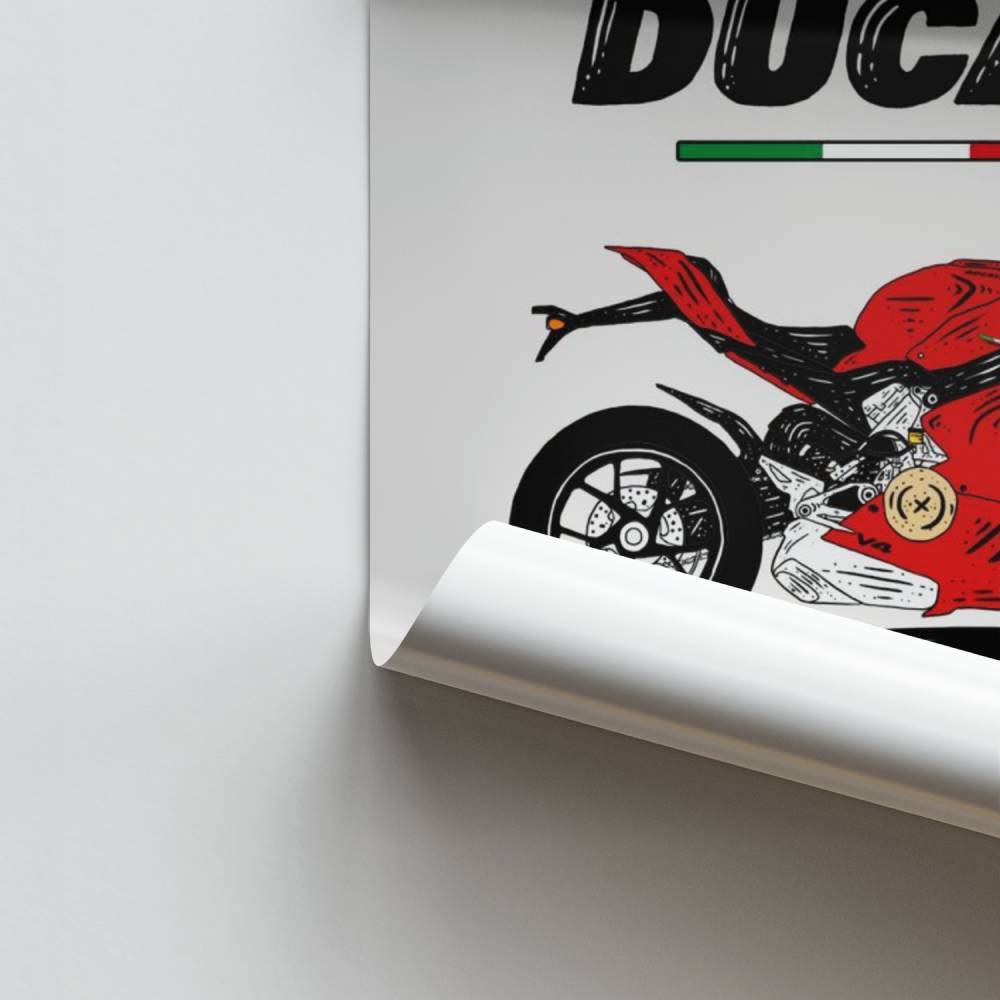 Poster Ducati Italie