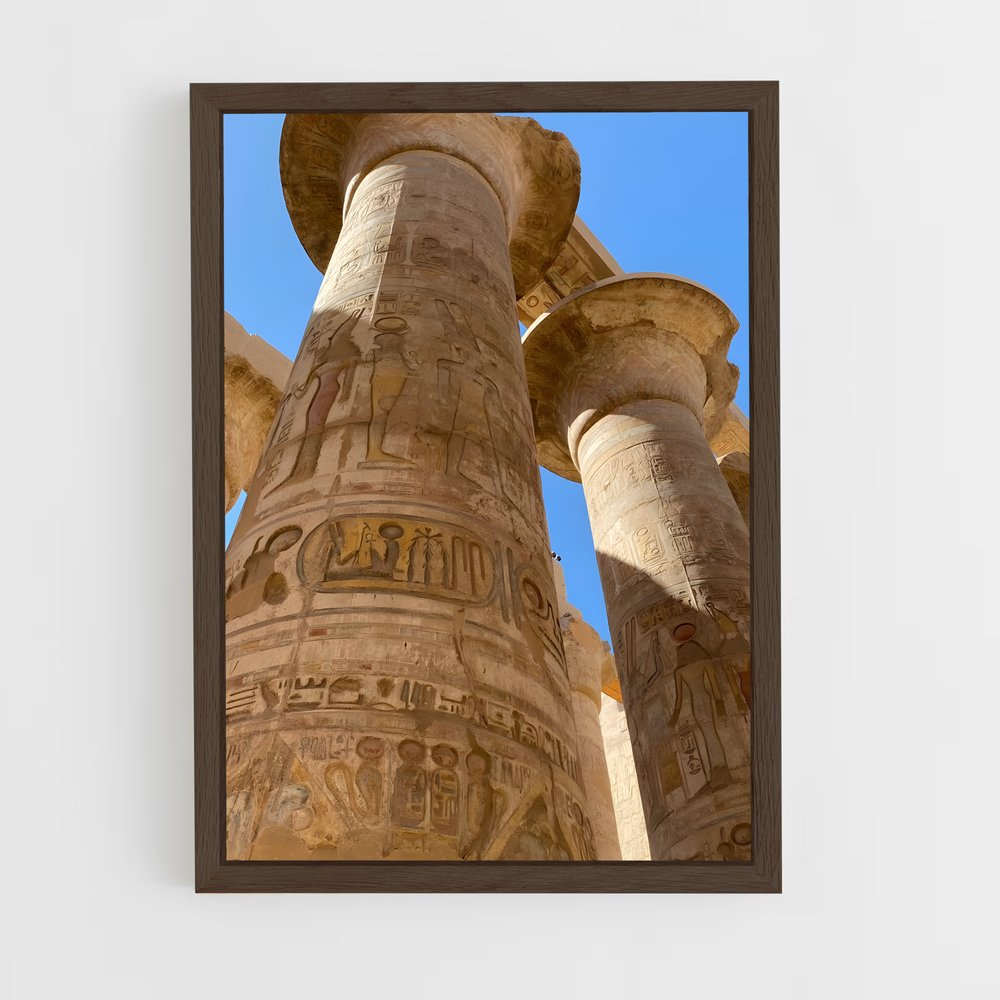 egypte-antique-7 cadre Bois foncé