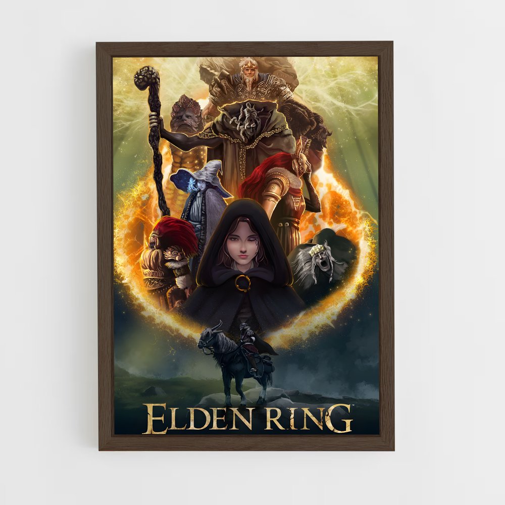 elden-ring-9 cadre Bois foncé