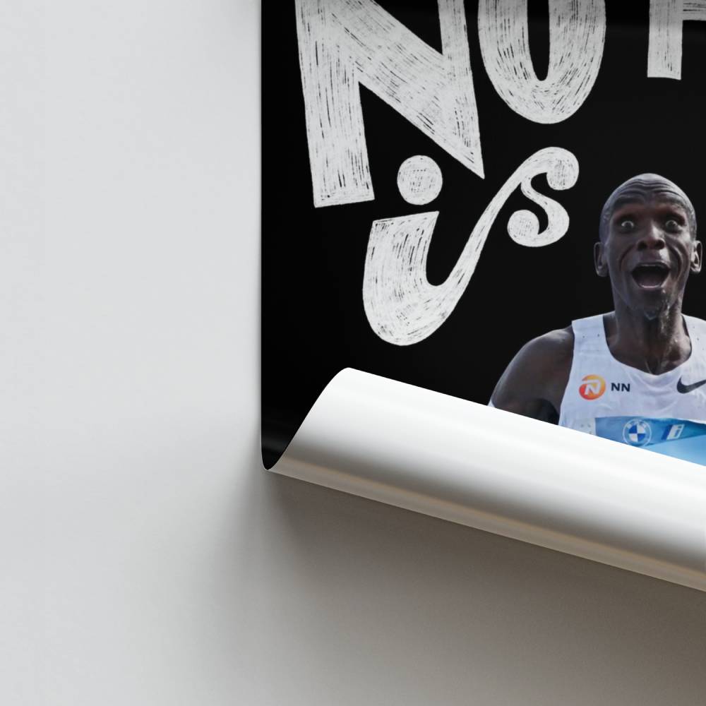 Poster Eliud Kipchoge Pas de limites