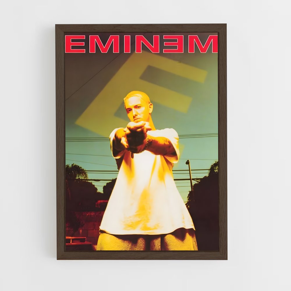 eminem-3 cadre Bois foncé