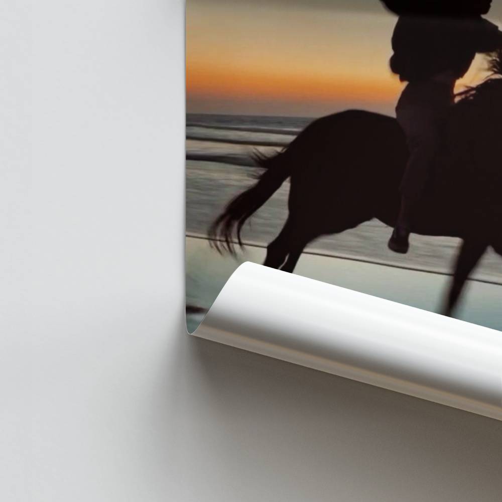 Poster Équitation à cru