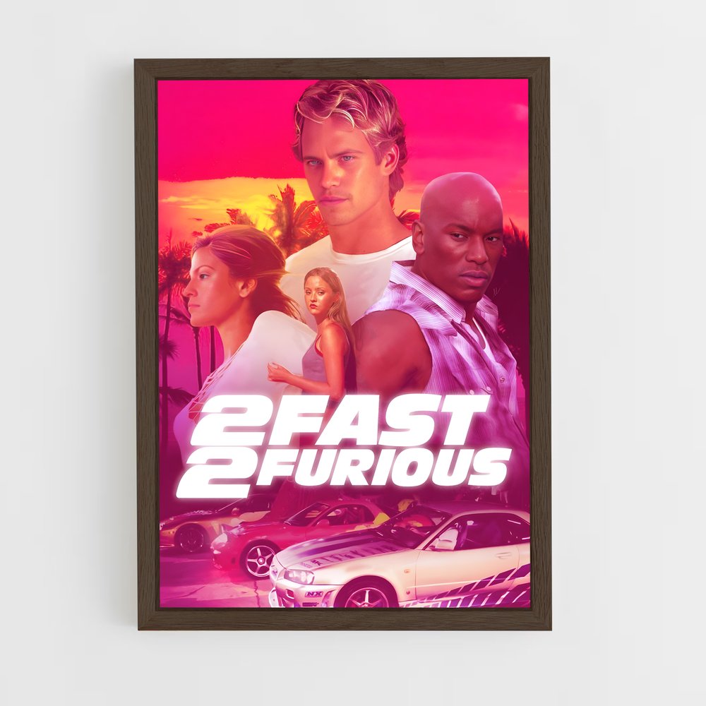 fast-and-furious-18 cadre Bois foncé