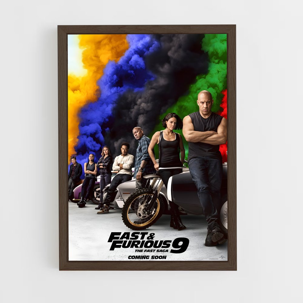 fast-and-furious-3 cadre Bois foncé