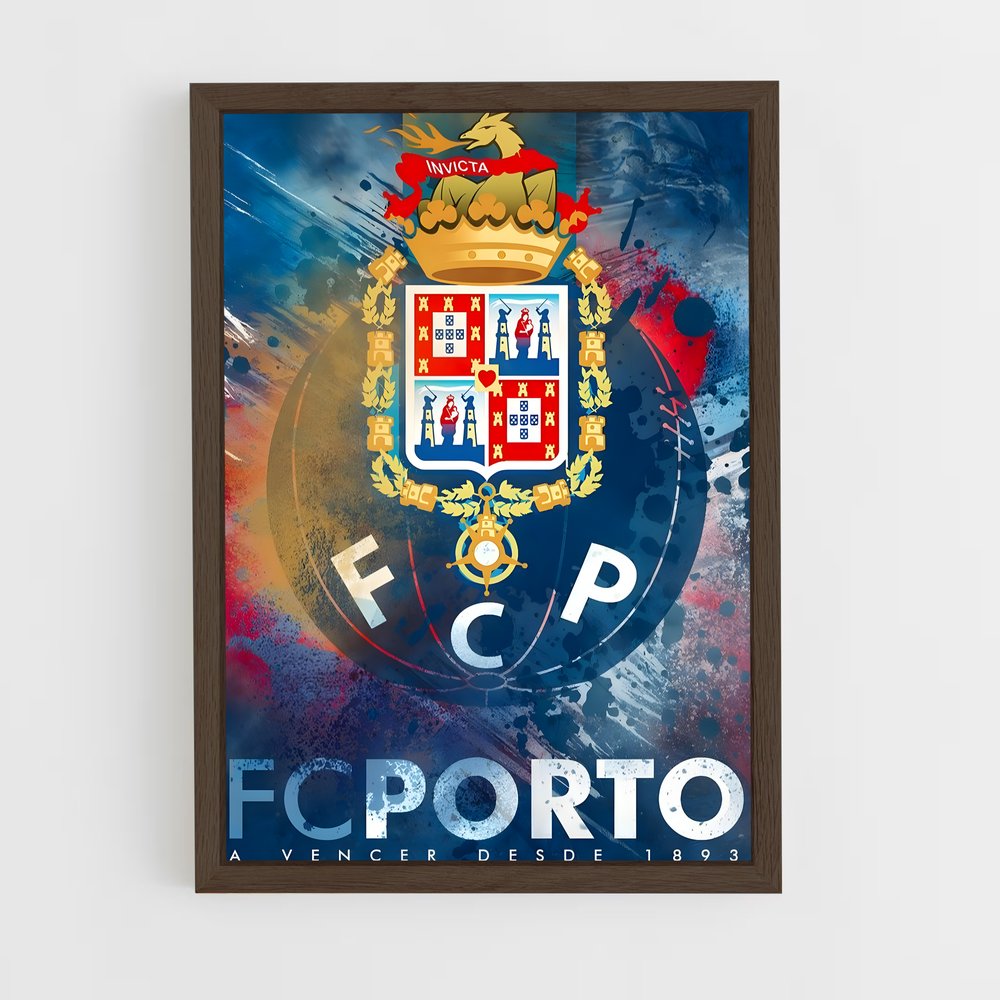 fc-porto-3 cadre Bois foncé