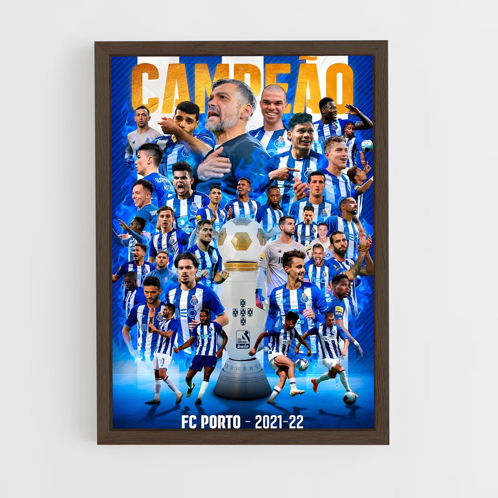 fc-porto-7 cadre Bois foncé