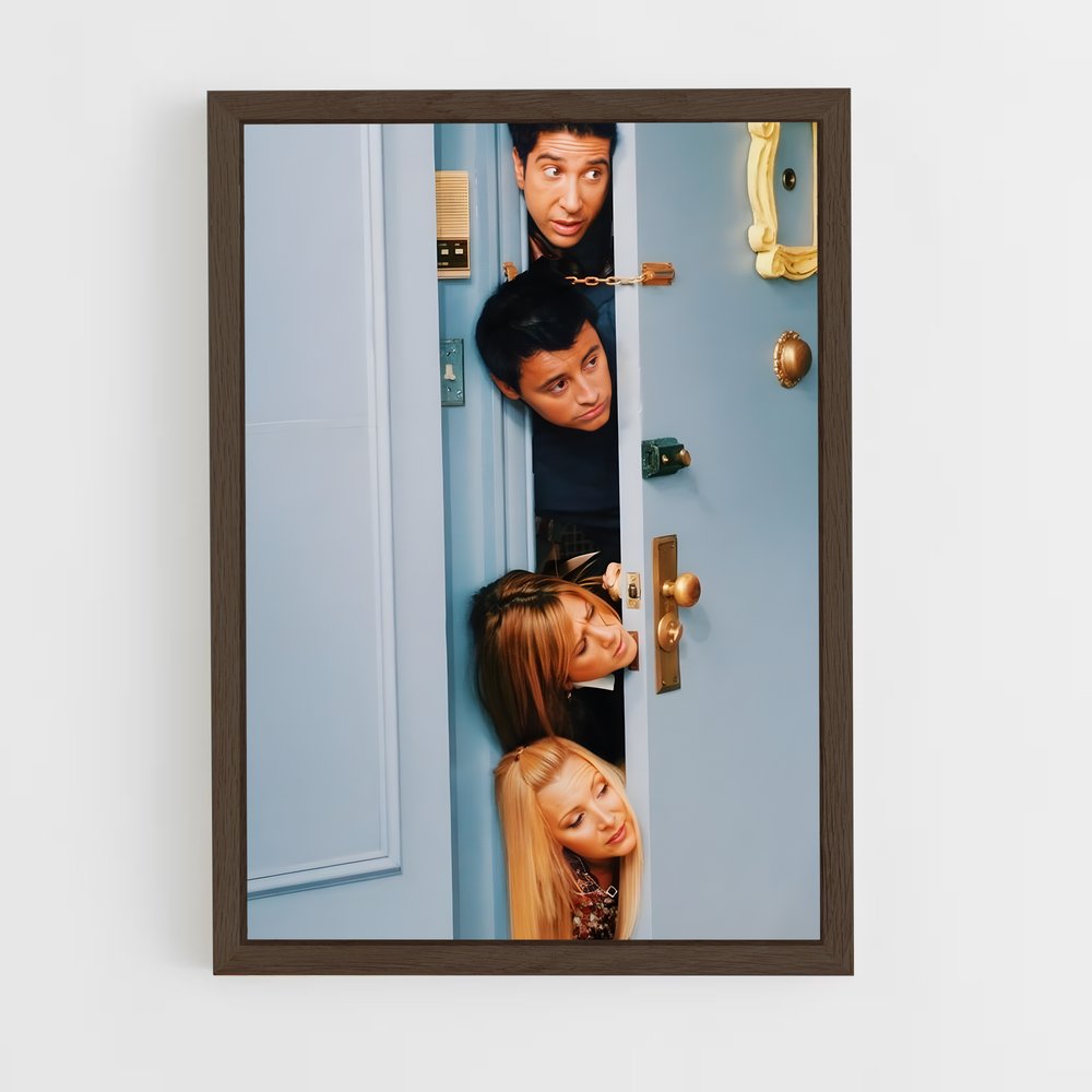 friends-10 cadre Bois foncé