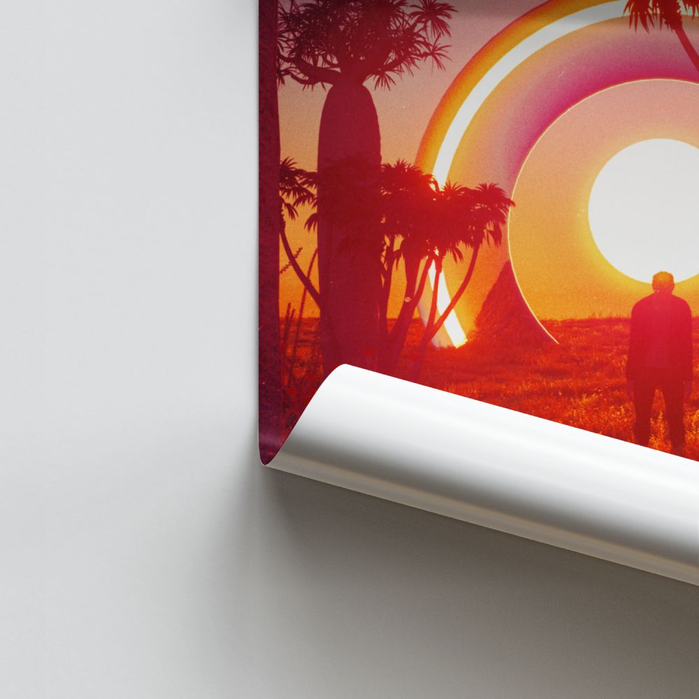 Poster Futuriste Cercle