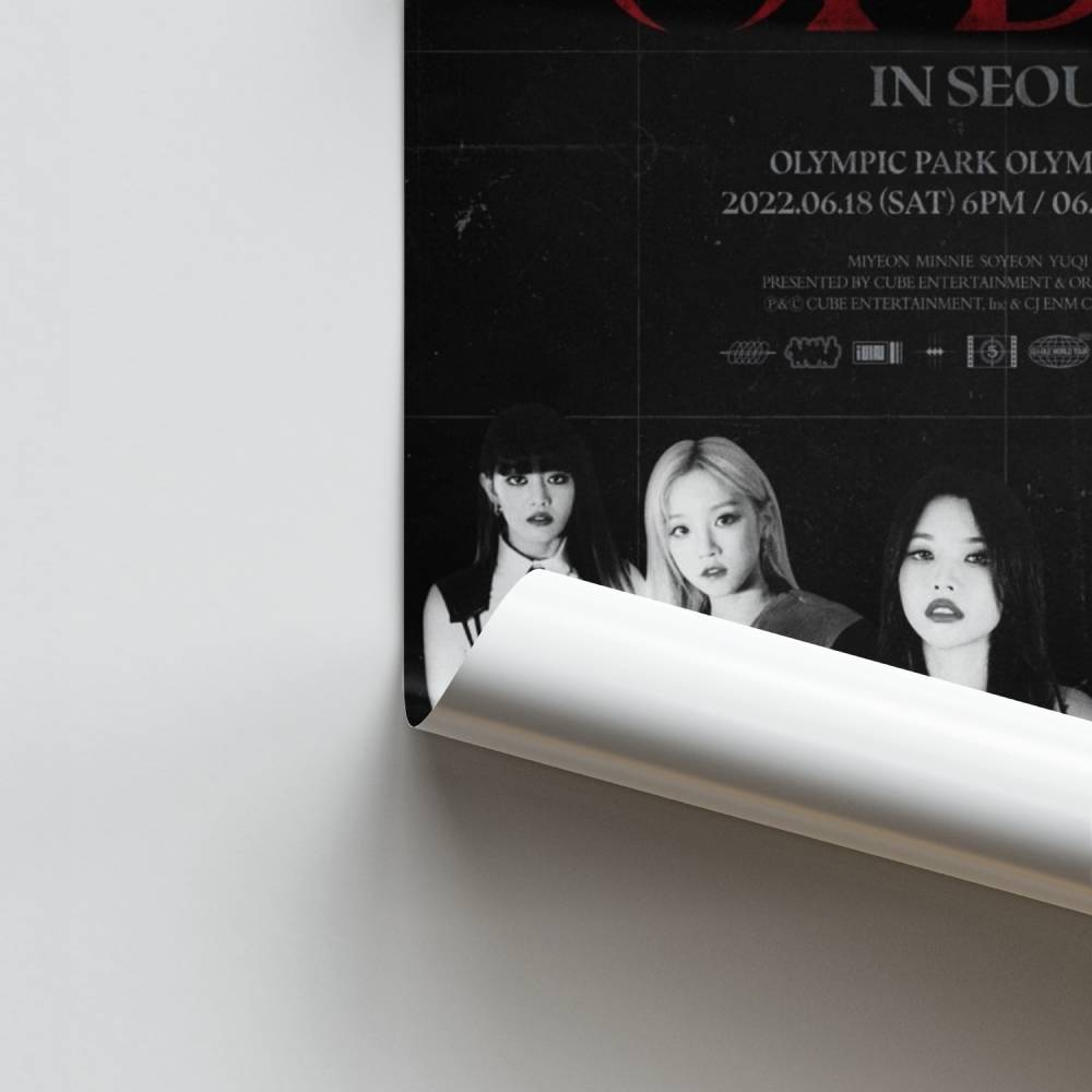 Poster Just Me GI-DLE en Séoul