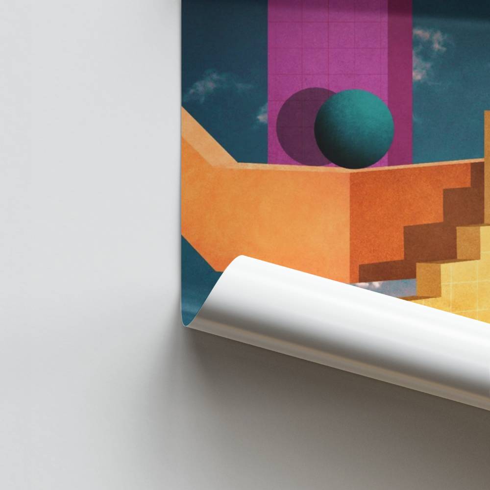 Poster Élévation Géométrique