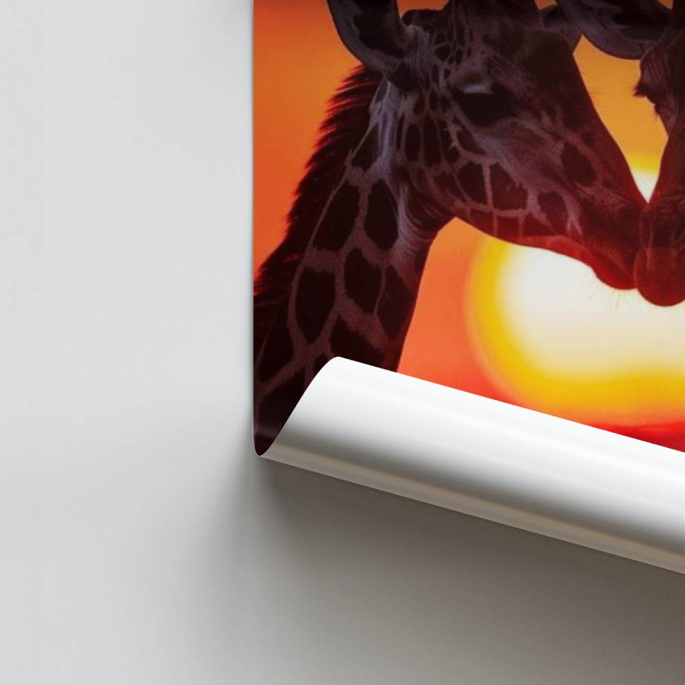 Poster Étreinte au Crépuscule