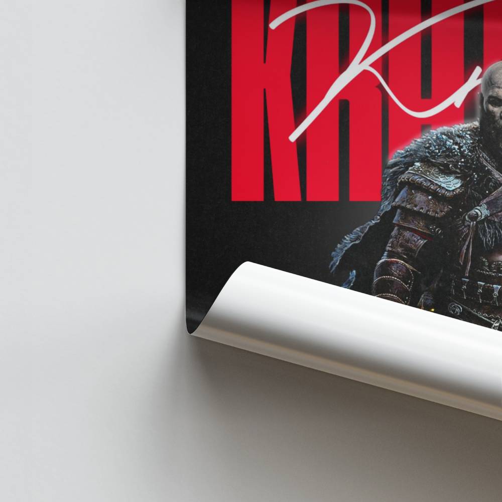 Poster Kratos Légendaire