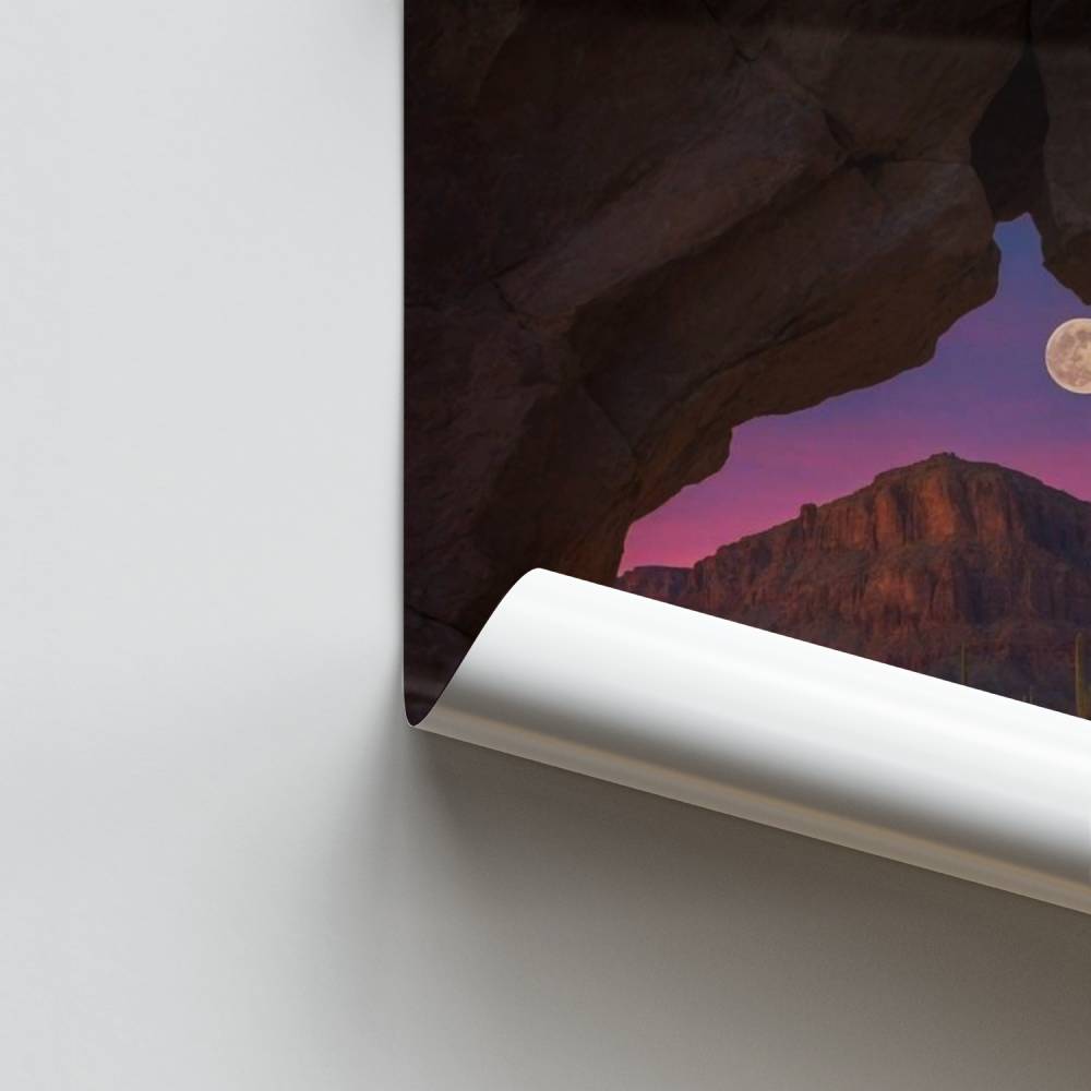 Poster Lune du Canyon