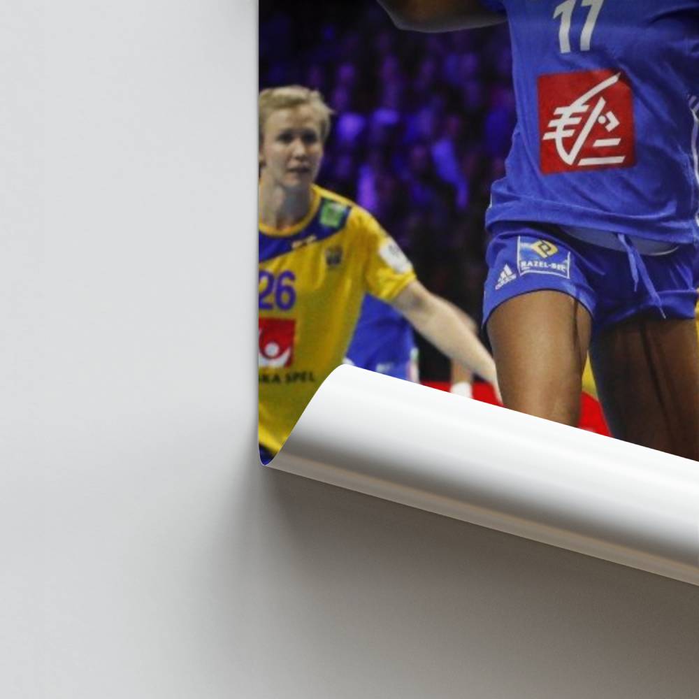 Poster Action en Handball