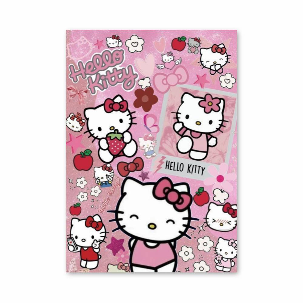 HelloKitty キティちゃん ポスター Amazon.com: Hello Kitty: 23 Pop Art Wall Poster, 34L