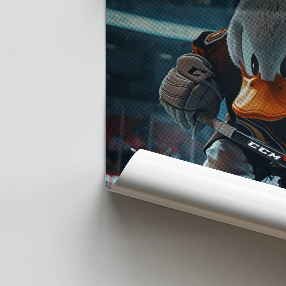 Poster Canard Sur Glace