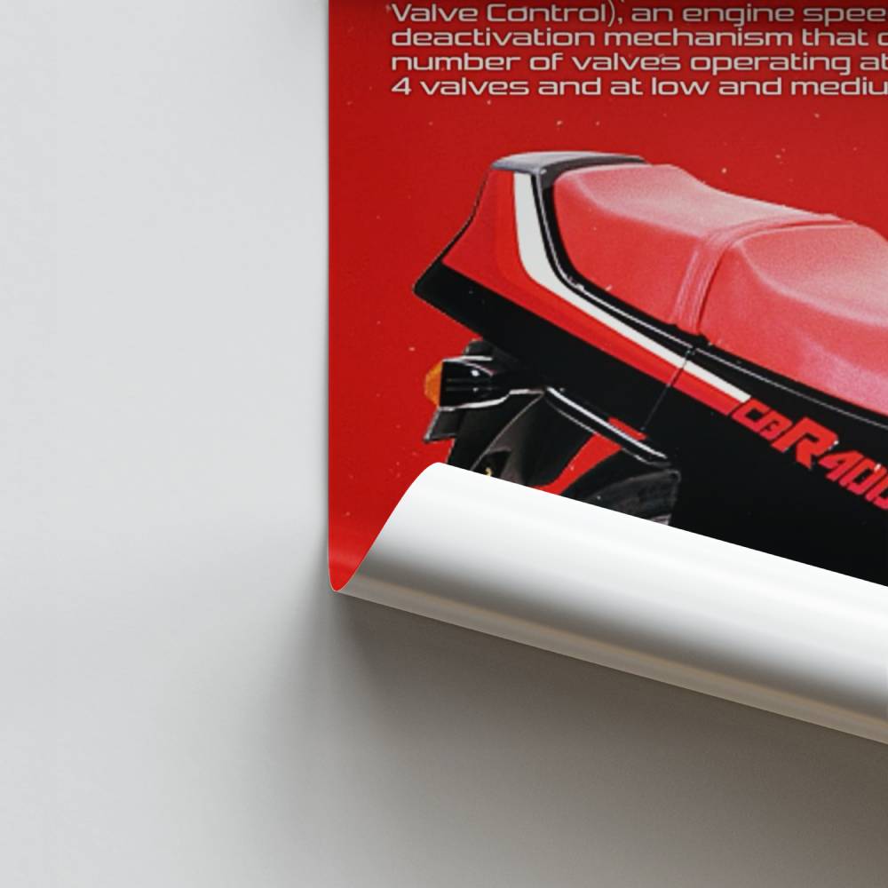 Poster 1983 CBR400F