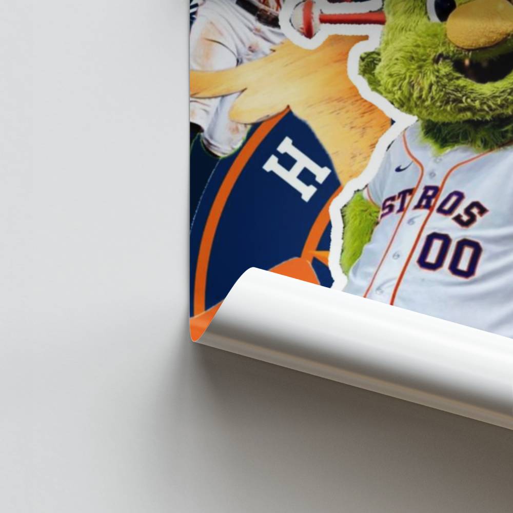 Poster Space City Astros